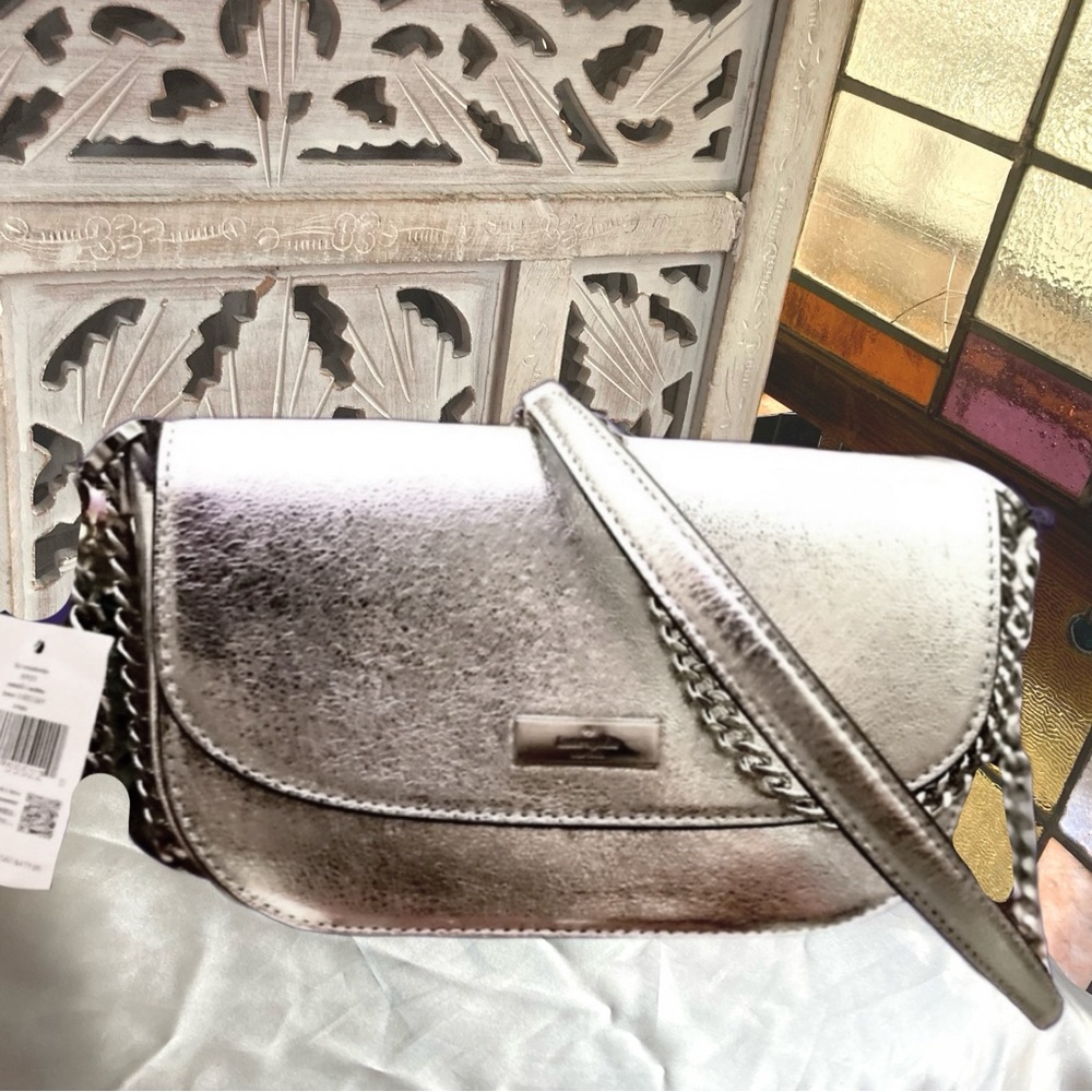 NWT Kate Spade Krista Metallic Leather Crossbody